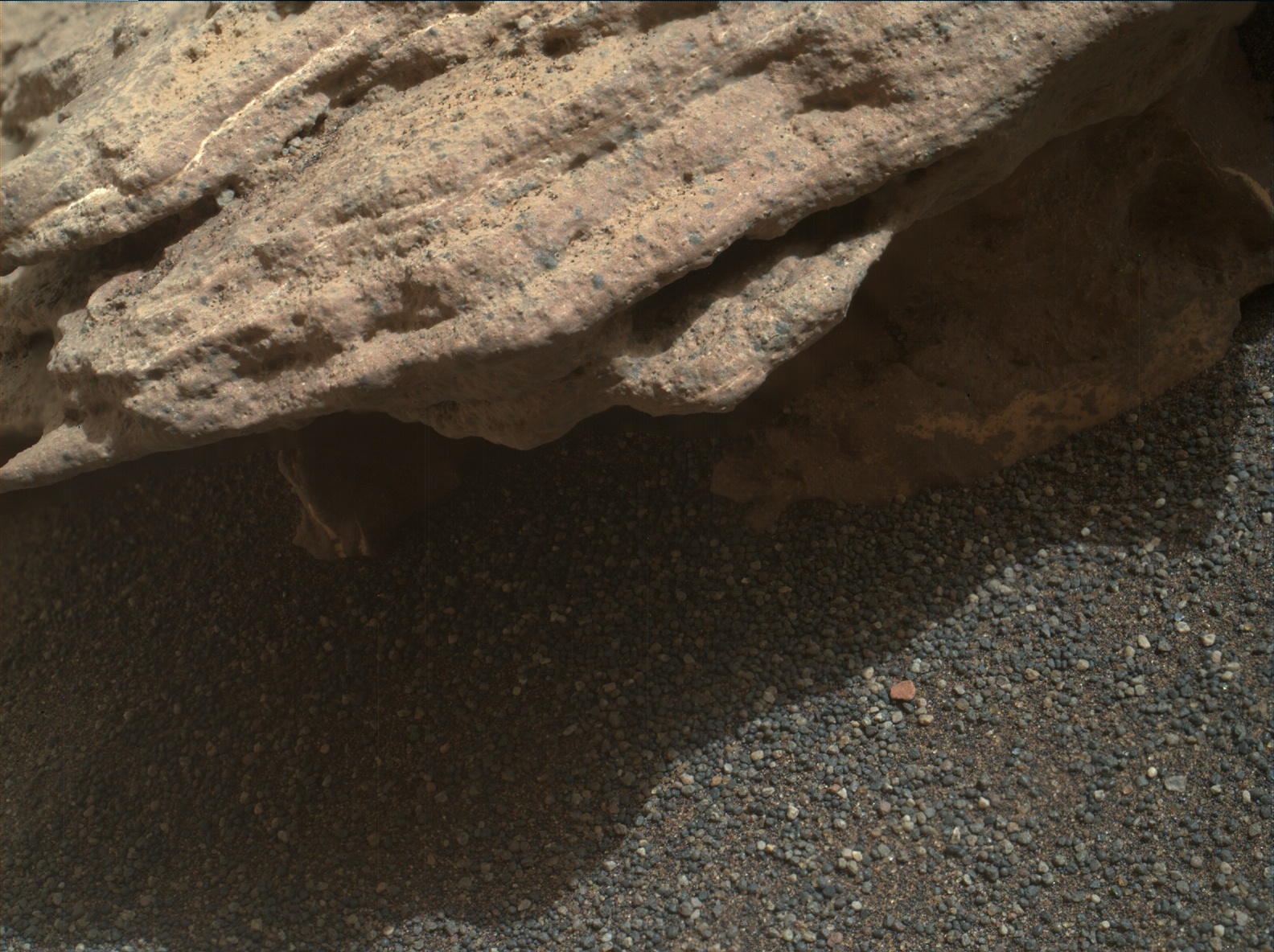 Nasa's Mars rover Curiosity acquired this image using its Mars Hand Lens Imager (MAHLI) on Sol 1523