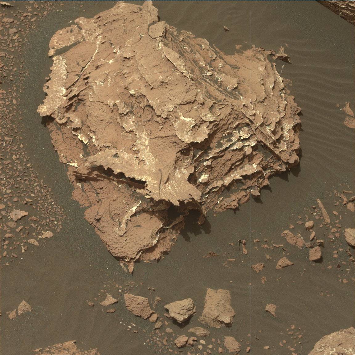 Nasa's Mars rover Curiosity acquired this image using its Mast Camera (Mastcam) on Sol 1526