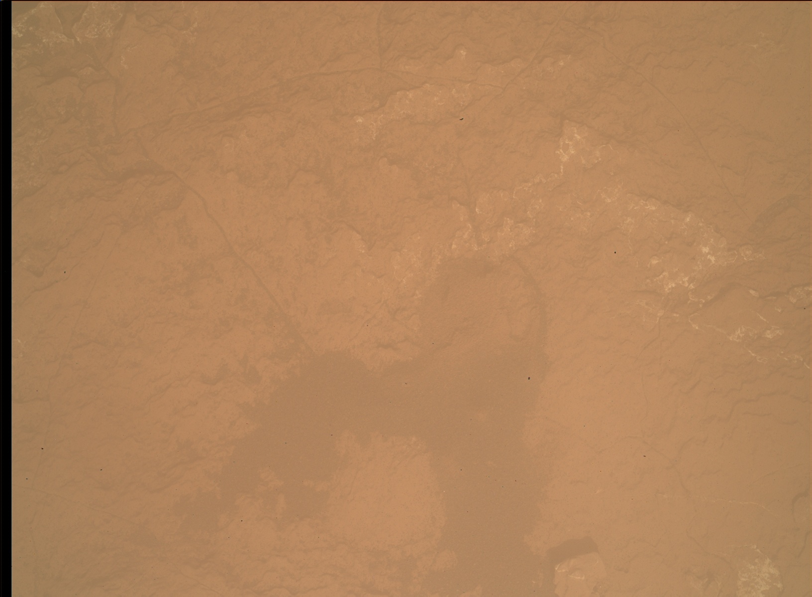 Nasa's Mars rover Curiosity acquired this image using its Mars Hand Lens Imager (MAHLI) on Sol 1534