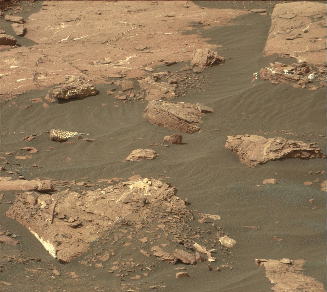 Nasa's Mars rover Curiosity acquired this image using its Mast Camera (Mastcam) on Sol 1538