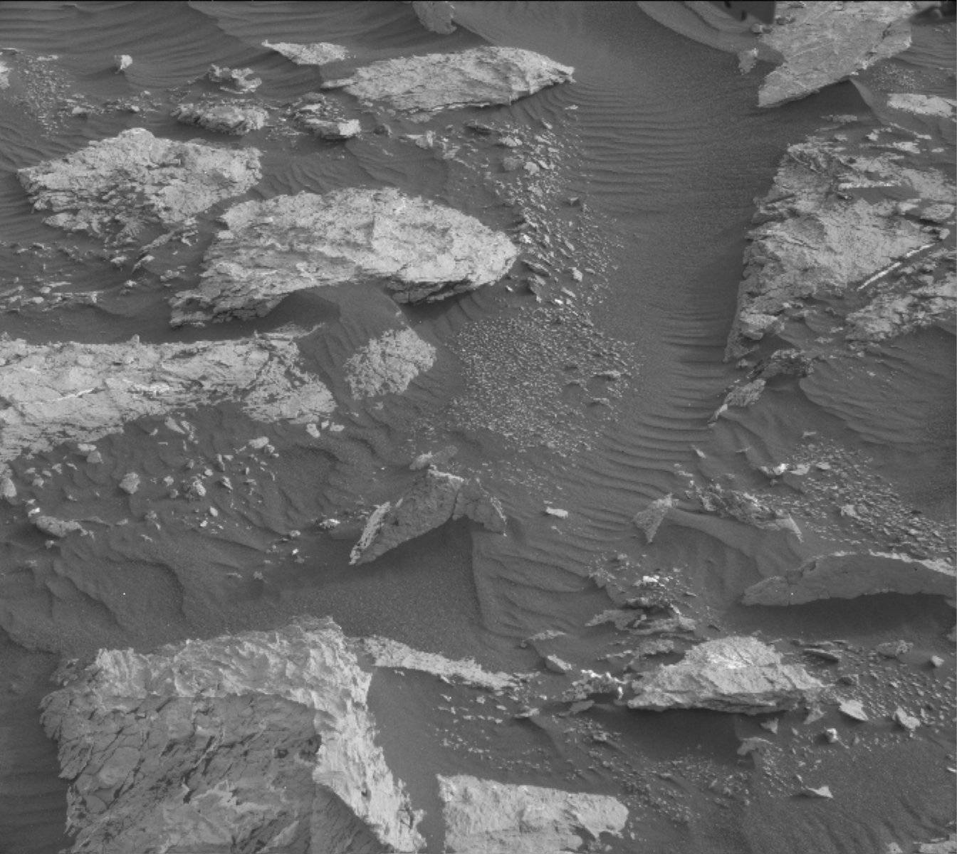 Nasa's Mars rover Curiosity acquired this image using its Mast Camera (Mastcam) on Sol 1544