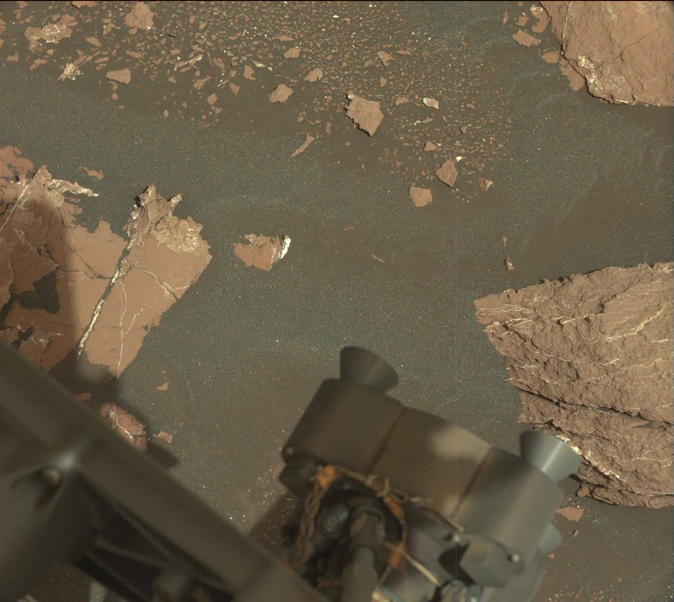 Nasa's Mars rover Curiosity acquired this image using its Mast Camera (Mastcam) on Sol 1547