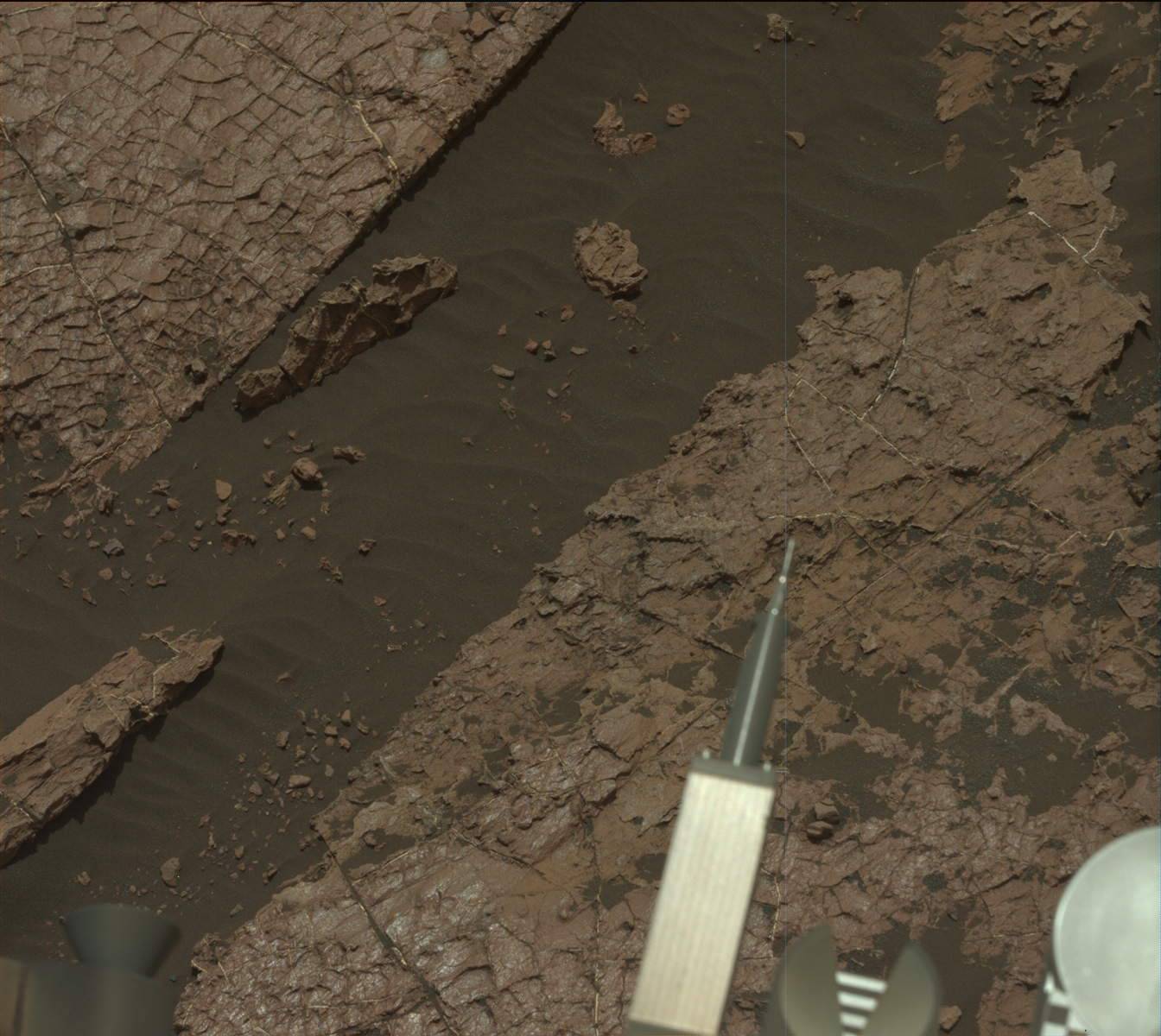 Nasa's Mars rover Curiosity acquired this image using its Mast Camera (Mastcam) on Sol 1553