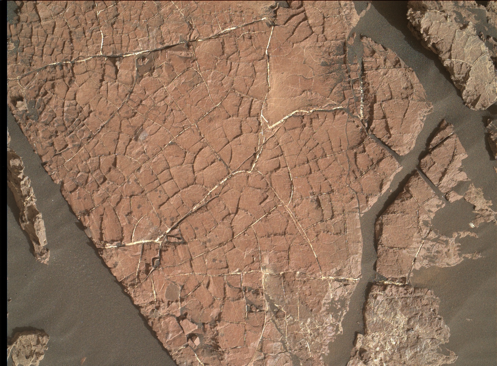 Nasa's Mars rover Curiosity acquired this image using its Mars Hand Lens Imager (MAHLI) on Sol 1566