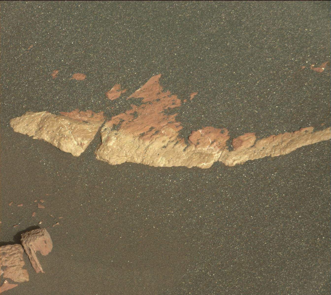 Nasa's Mars rover Curiosity acquired this image using its Mast Camera (Mastcam) on Sol 1573