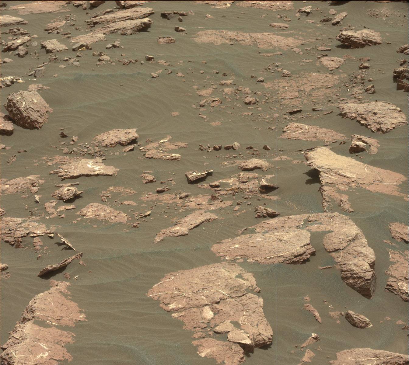 Nasa's Mars rover Curiosity acquired this image using its Mast Camera (Mastcam) on Sol 1574
