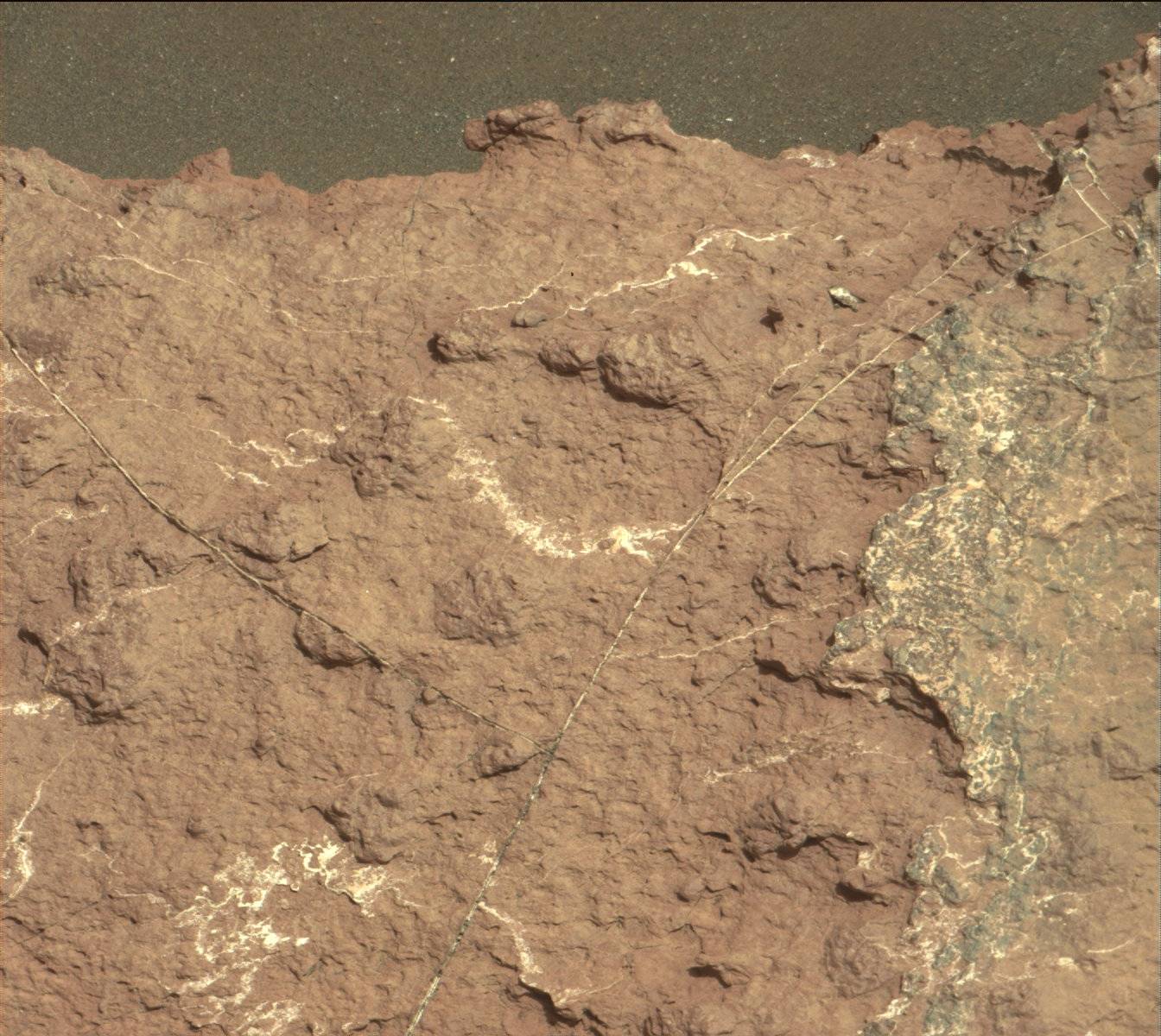 Nasa's Mars rover Curiosity acquired this image using its Mast Camera (Mastcam) on Sol 1575