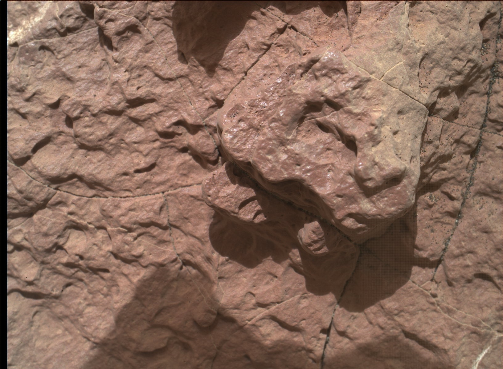 Nasa's Mars rover Curiosity acquired this image using its Mars Hand Lens Imager (MAHLI) on Sol 1576