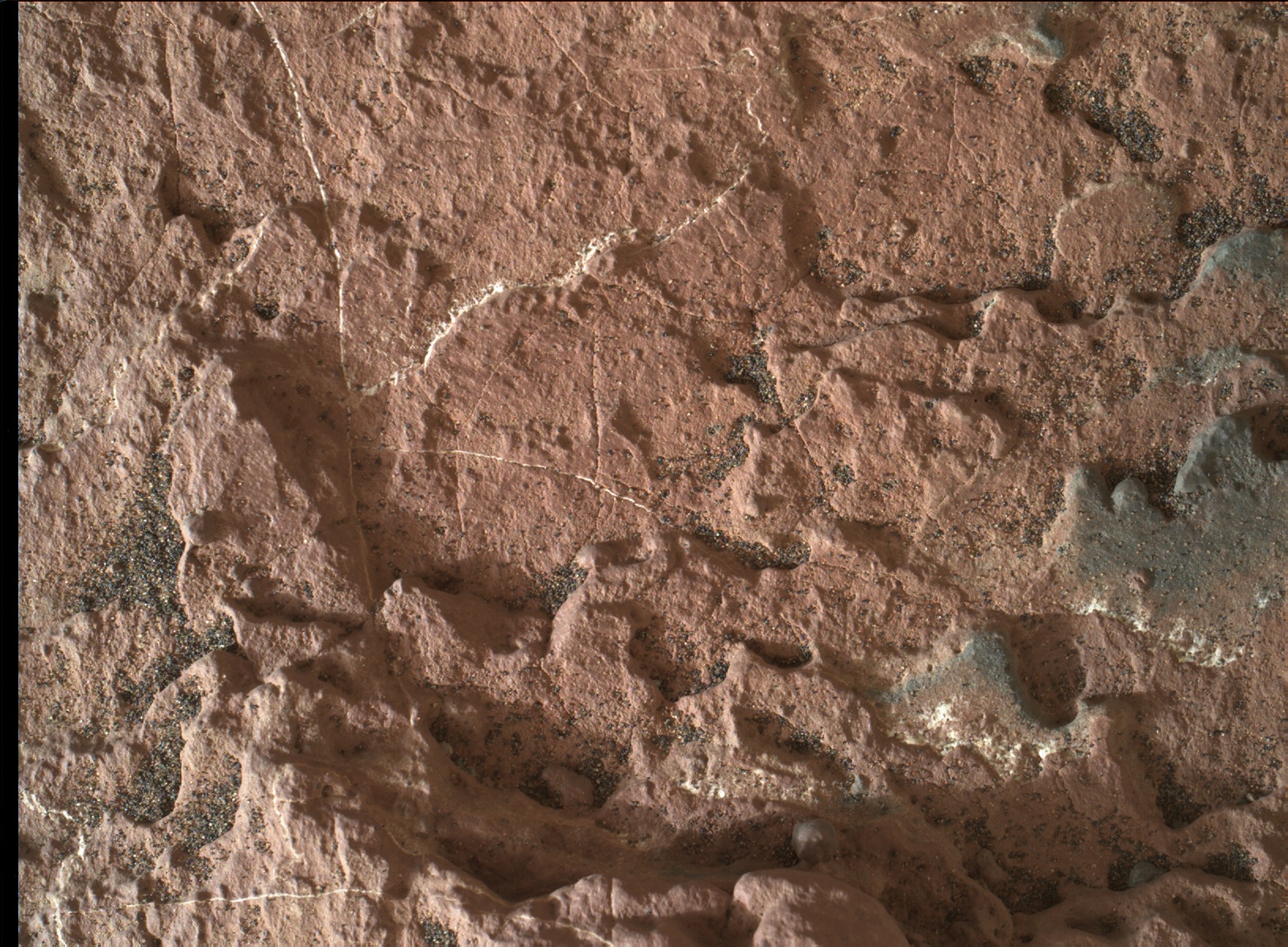 Nasa's Mars rover Curiosity acquired this image using its Mars Hand Lens Imager (MAHLI) on Sol 1581