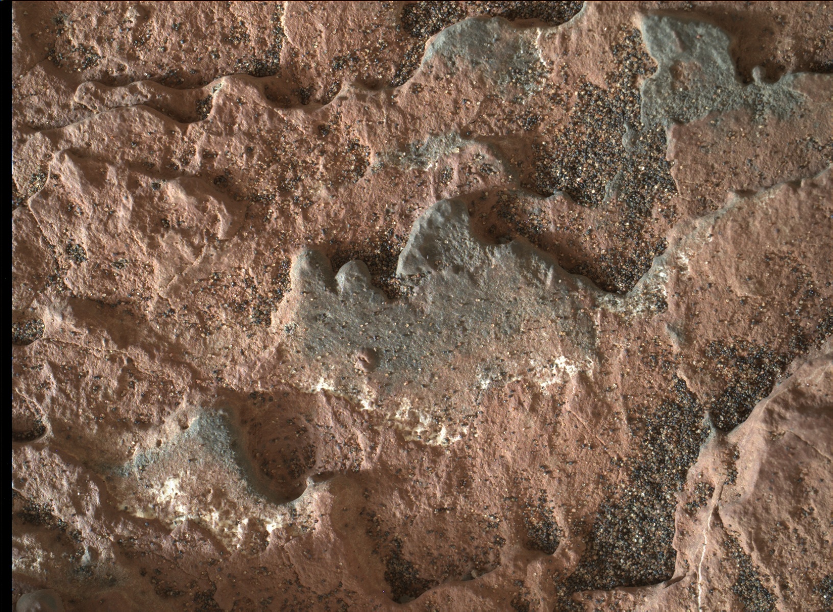 Nasa's Mars rover Curiosity acquired this image using its Mars Hand Lens Imager (MAHLI) on Sol 1581