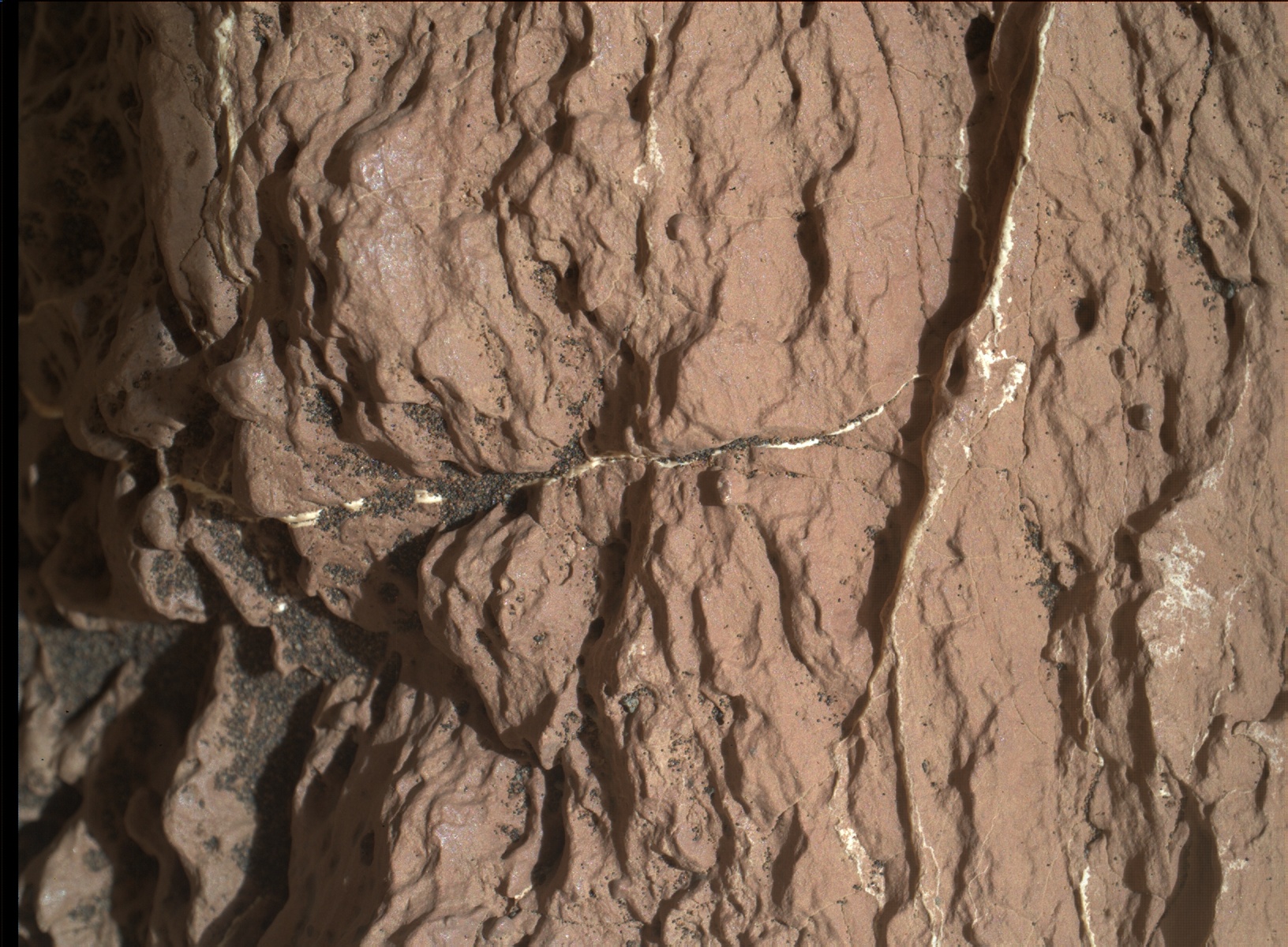 Nasa's Mars rover Curiosity acquired this image using its Mars Hand Lens Imager (MAHLI) on Sol 1585