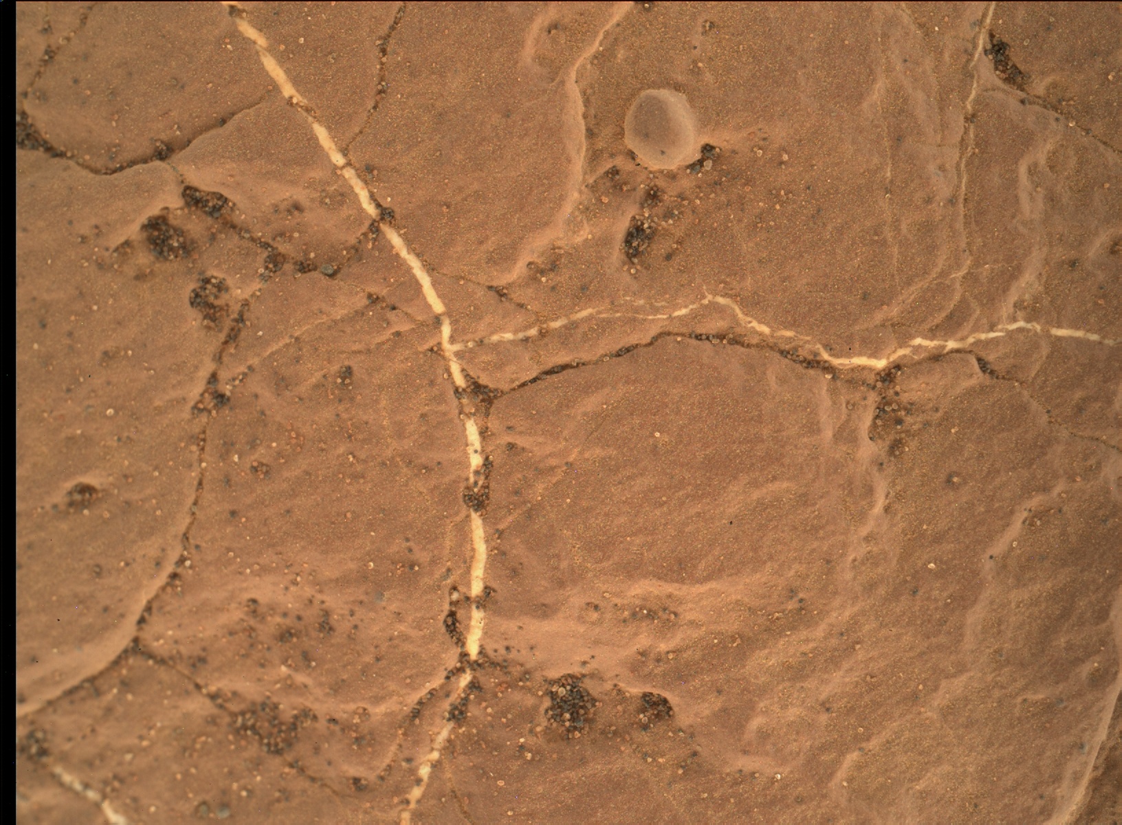 Nasa's Mars rover Curiosity acquired this image using its Mars Hand Lens Imager (MAHLI) on Sol 1589