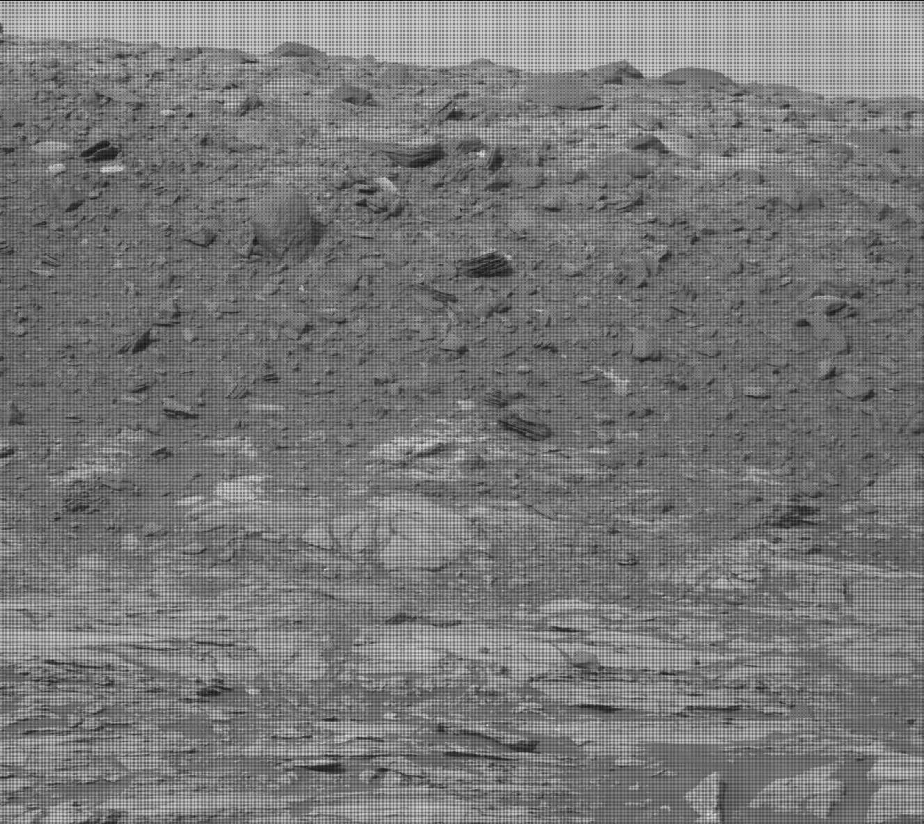 Nasa's Mars rover Curiosity acquired this image using its Mast Camera (Mastcam) on Sol 1590