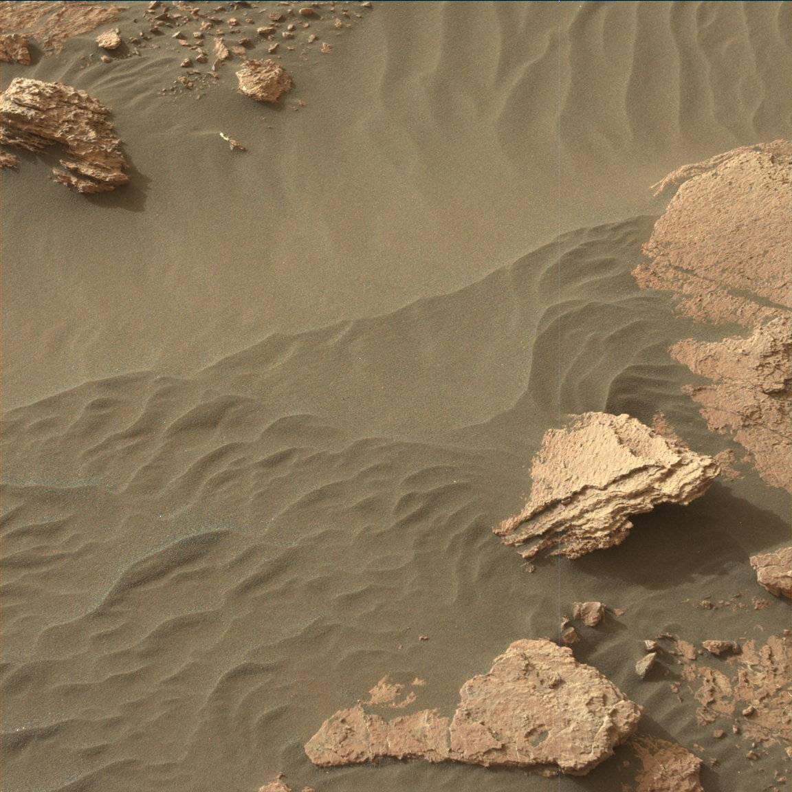 Nasa's Mars rover Curiosity acquired this image using its Mast Camera (Mastcam) on Sol 1591