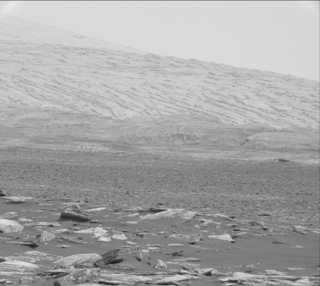Nasa's Mars rover Curiosity acquired this image using its Mast Camera (Mastcam) on Sol 1592