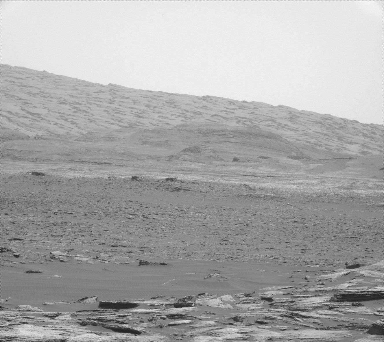 Nasa's Mars rover Curiosity acquired this image using its Mast Camera (Mastcam) on Sol 1592