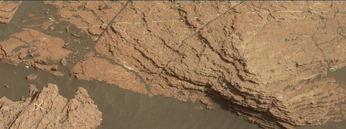 Nasa's Mars rover Curiosity acquired this image using its Mast Camera (Mastcam) on Sol 1593