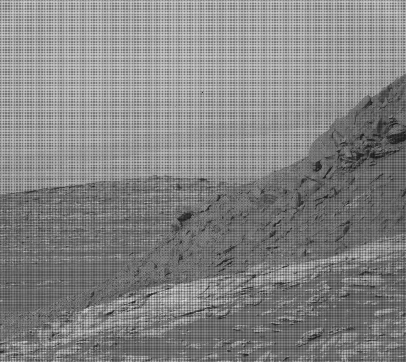 Nasa's Mars rover Curiosity acquired this image using its Mast Camera (Mastcam) on Sol 1594