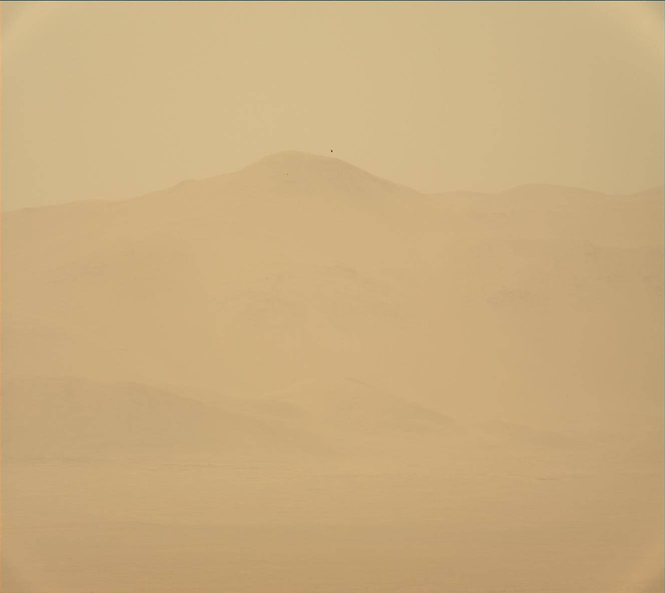 Nasa's Mars rover Curiosity acquired this image using its Mast Camera (Mastcam) on Sol 1595