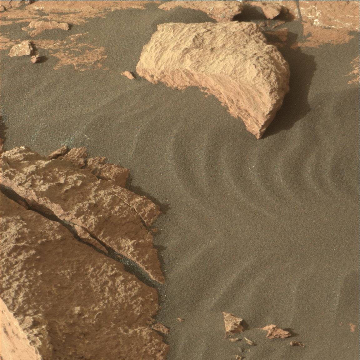 Nasa's Mars rover Curiosity acquired this image using its Mast Camera (Mastcam) on Sol 1598