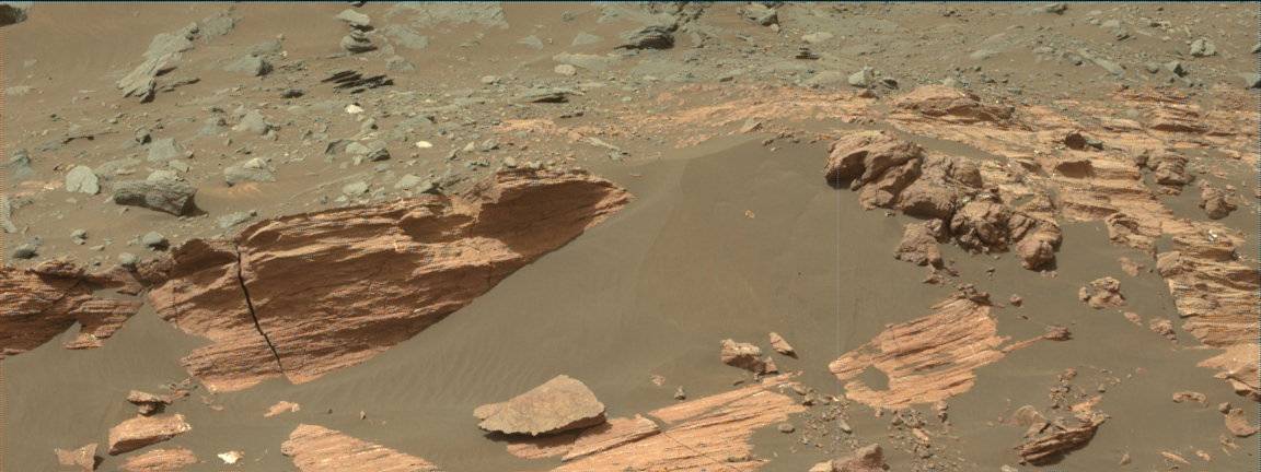 Nasa's Mars rover Curiosity acquired this image using its Mast Camera (Mastcam) on Sol 1600