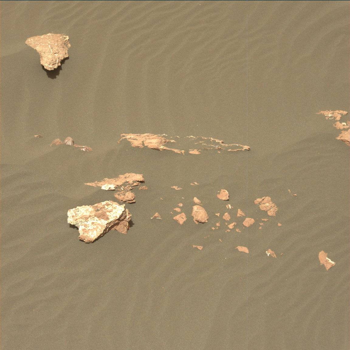 Nasa's Mars rover Curiosity acquired this image using its Mast Camera (Mastcam) on Sol 1601