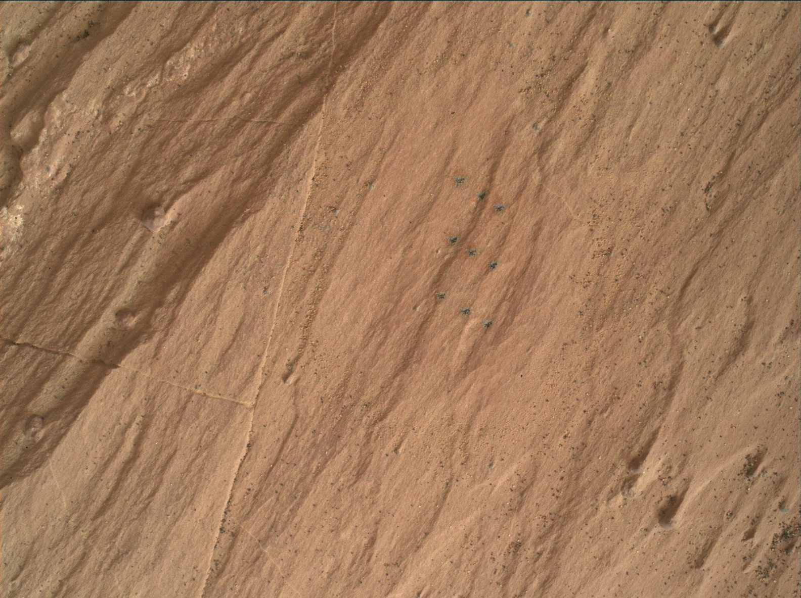 Nasa's Mars rover Curiosity acquired this image using its Mars Hand Lens Imager (MAHLI) on Sol 1610