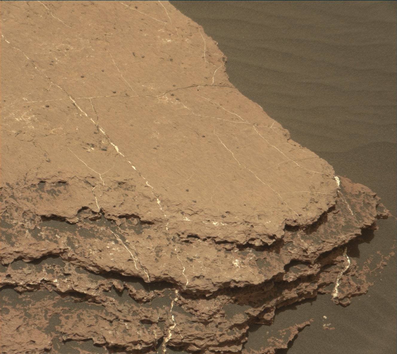 Nasa's Mars rover Curiosity acquired this image using its Mast Camera (Mastcam) on Sol 1614