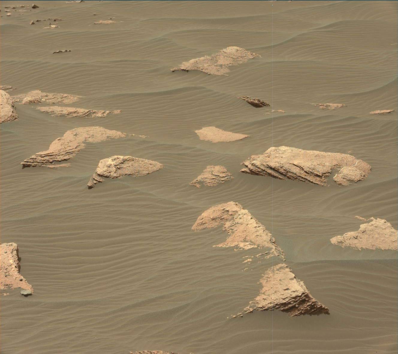 Nasa's Mars rover Curiosity acquired this image using its Mast Camera (Mastcam) on Sol 1635