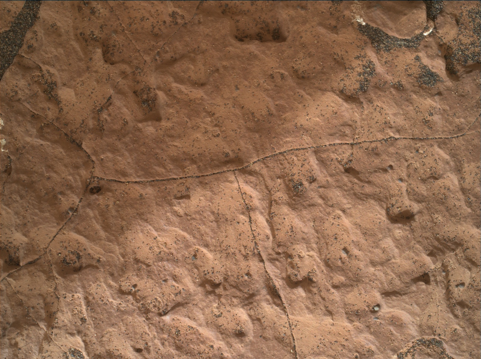 Nasa's Mars rover Curiosity acquired this image using its Mars Hand Lens Imager (MAHLI) on Sol 1640