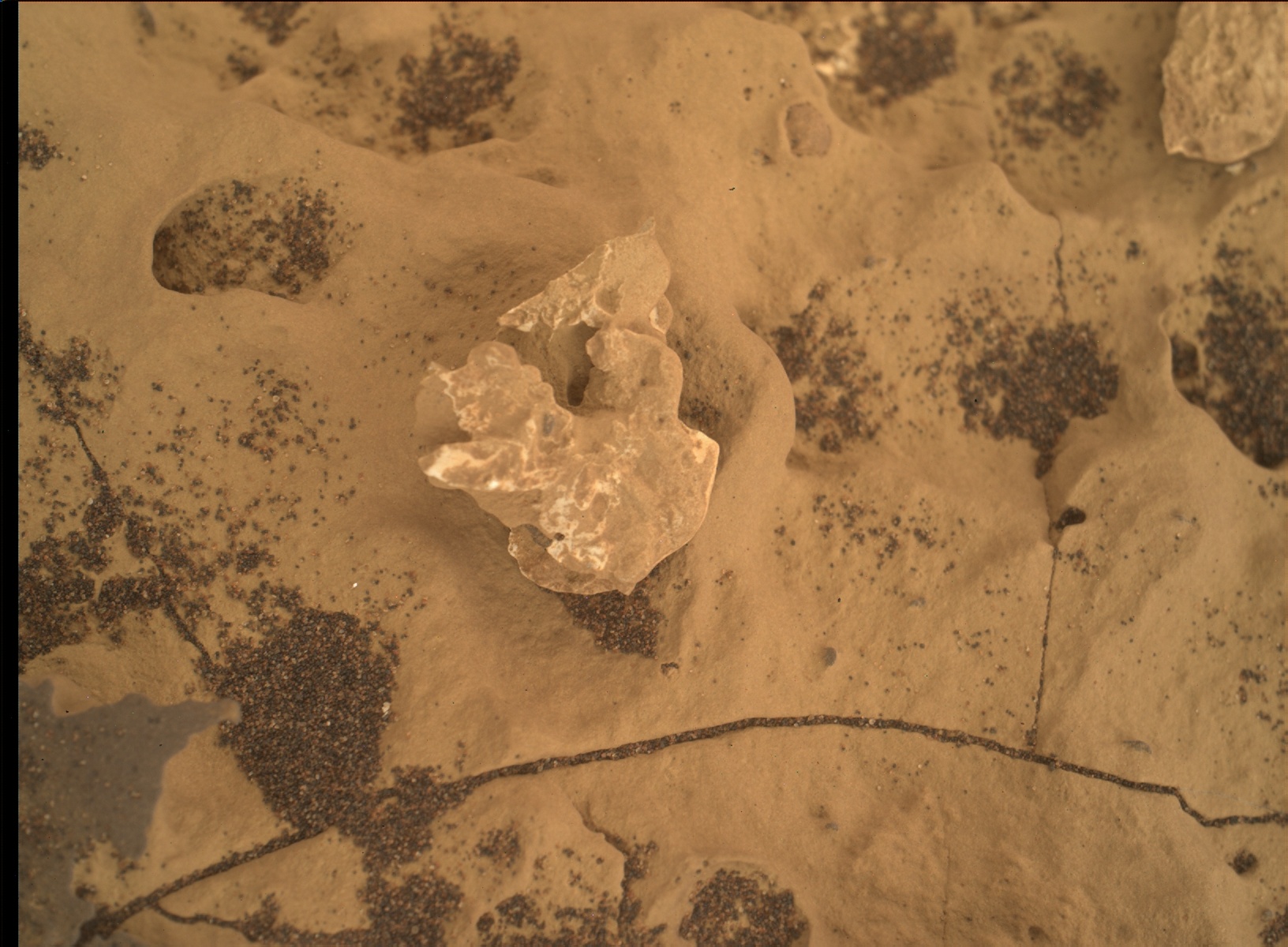 Nasa's Mars rover Curiosity acquired this image using its Mars Hand Lens Imager (MAHLI) on Sol 1671