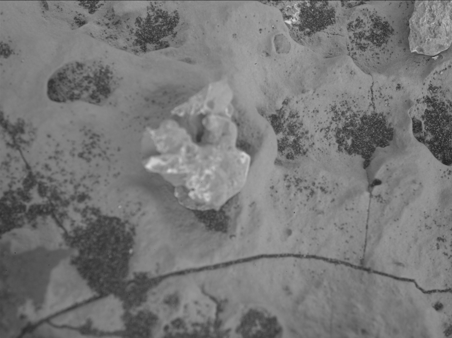 Nasa's Mars rover Curiosity acquired this image using its Mars Hand Lens Imager (MAHLI) on Sol 1671