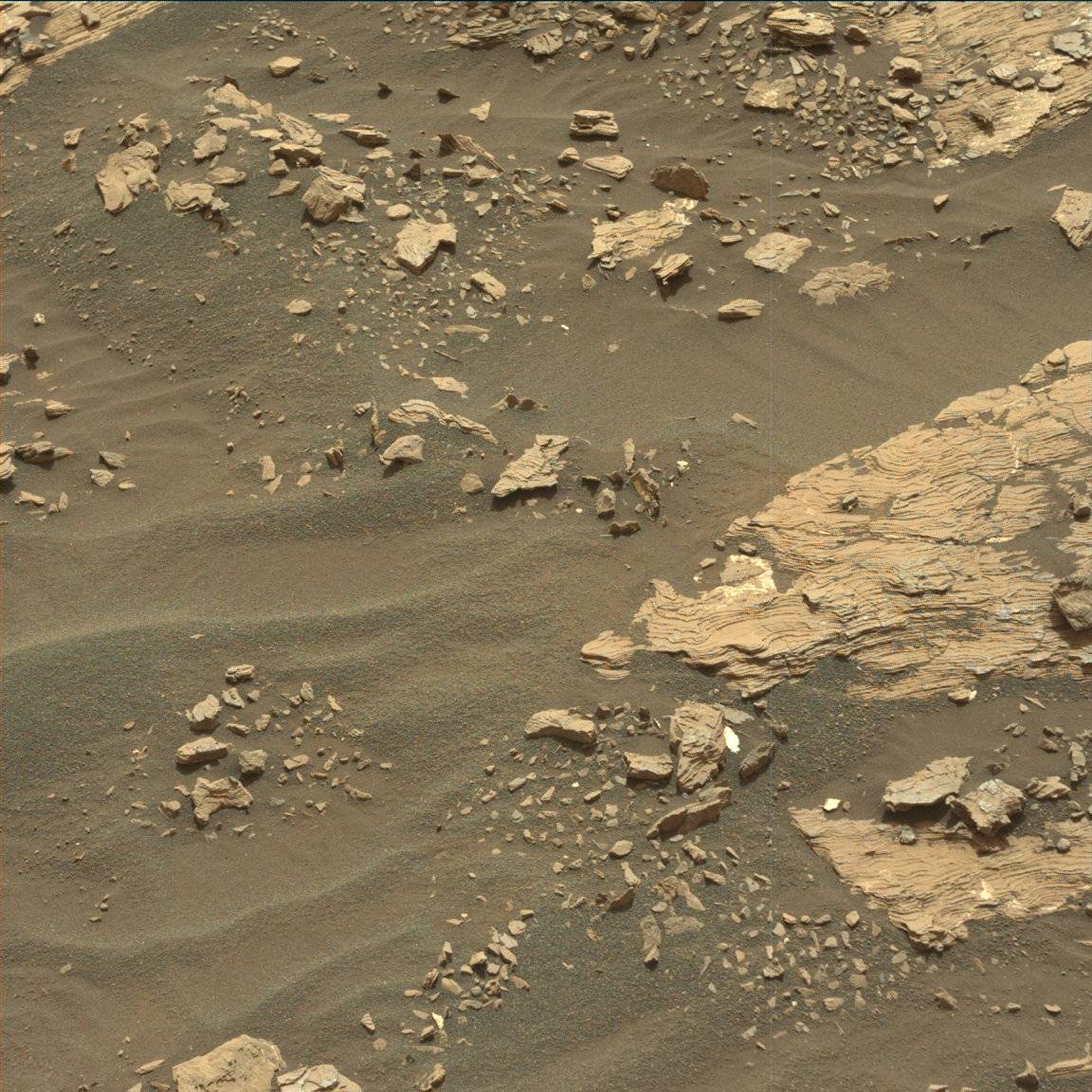 Nasa's Mars rover Curiosity acquired this image using its Mast Camera (Mastcam) on Sol 1680