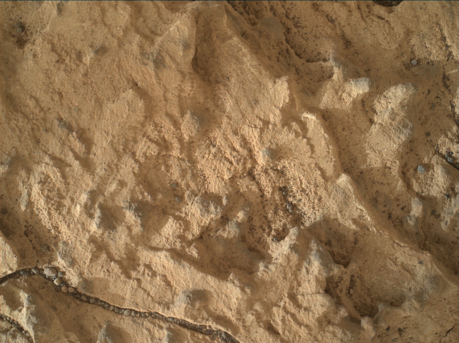 Nasa's Mars rover Curiosity acquired this image using its Mars Hand Lens Imager (MAHLI) on Sol 1682