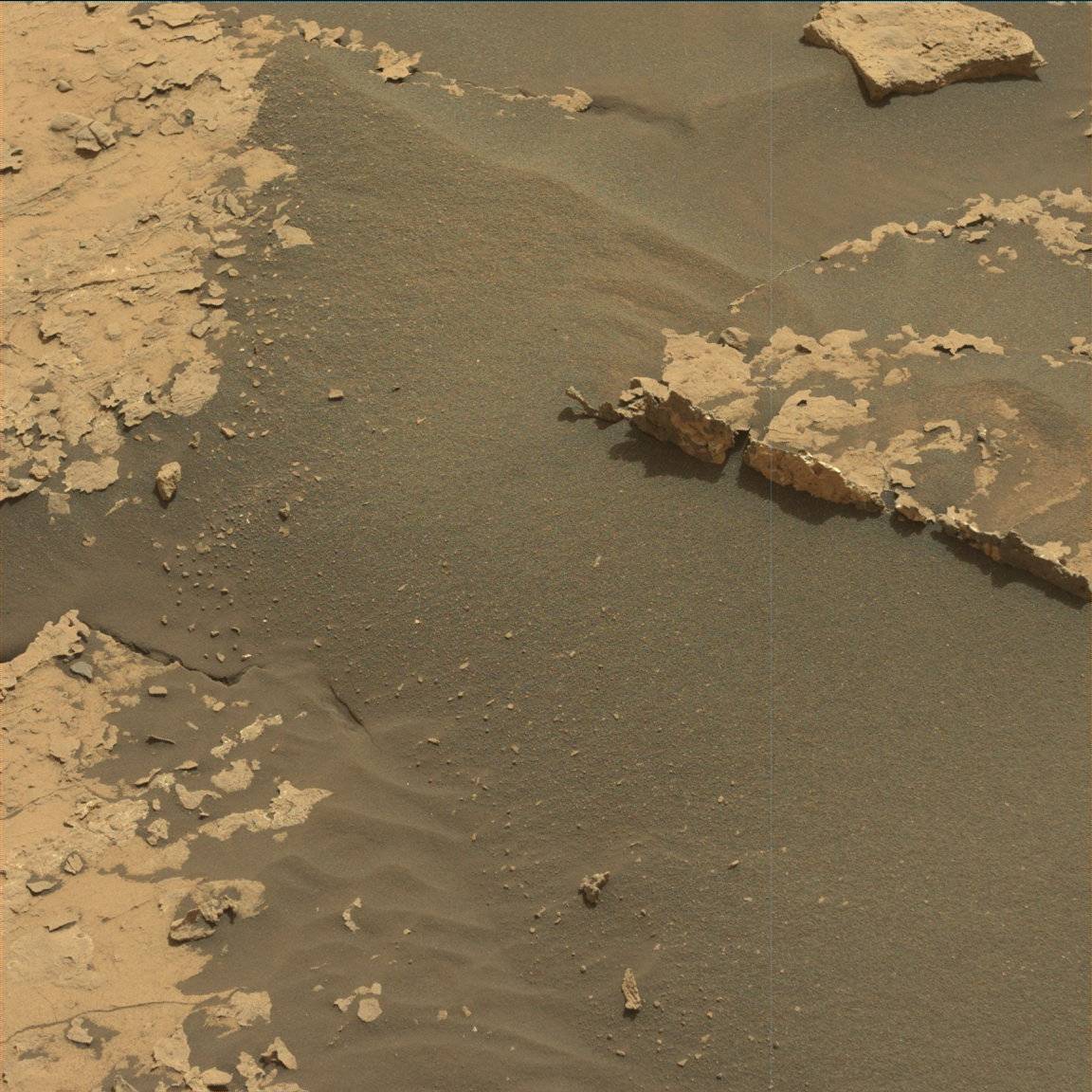 Nasa's Mars rover Curiosity acquired this image using its Mast Camera (Mastcam) on Sol 1696