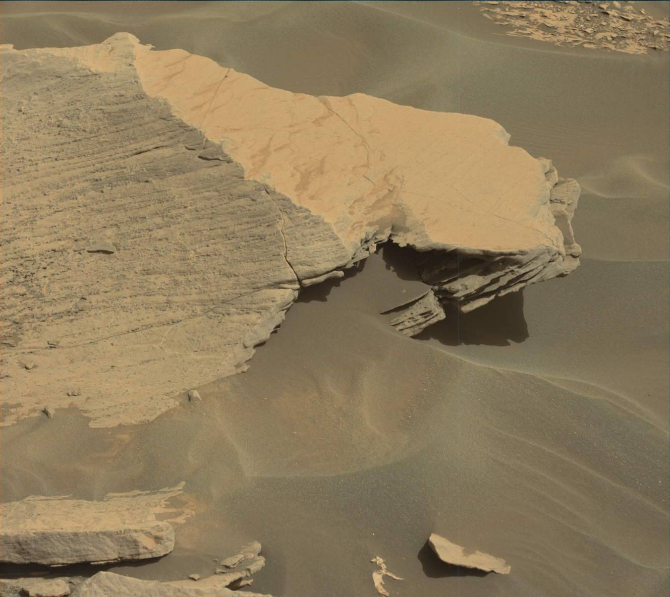 Nasa's Mars rover Curiosity acquired this image using its Mast Camera (Mastcam) on Sol 1716