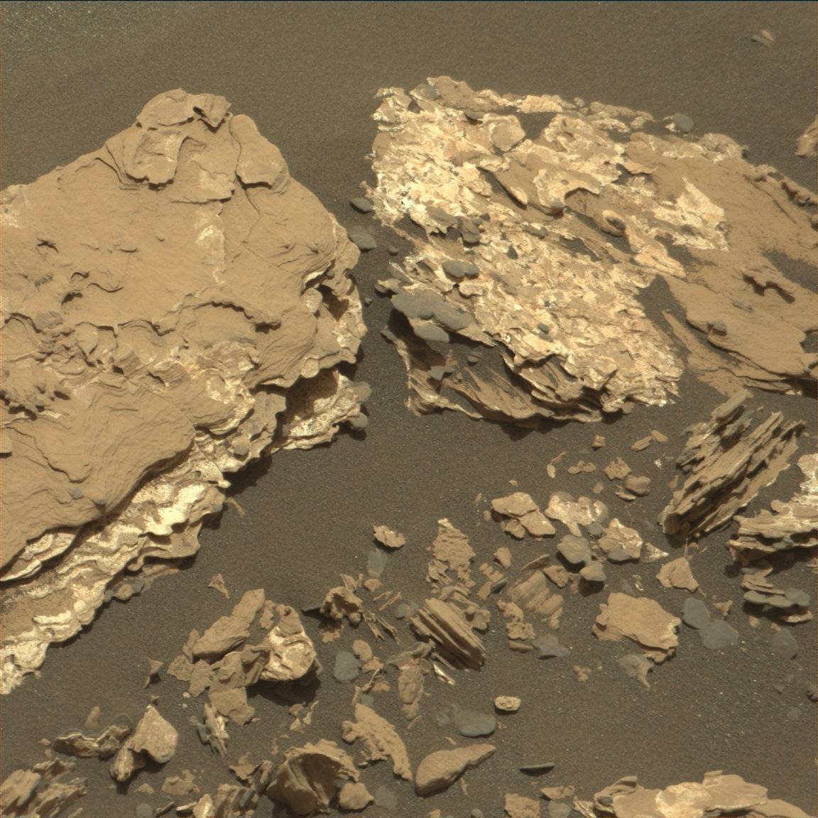 Nasa's Mars rover Curiosity acquired this image using its Mast Camera (Mastcam) on Sol 1717