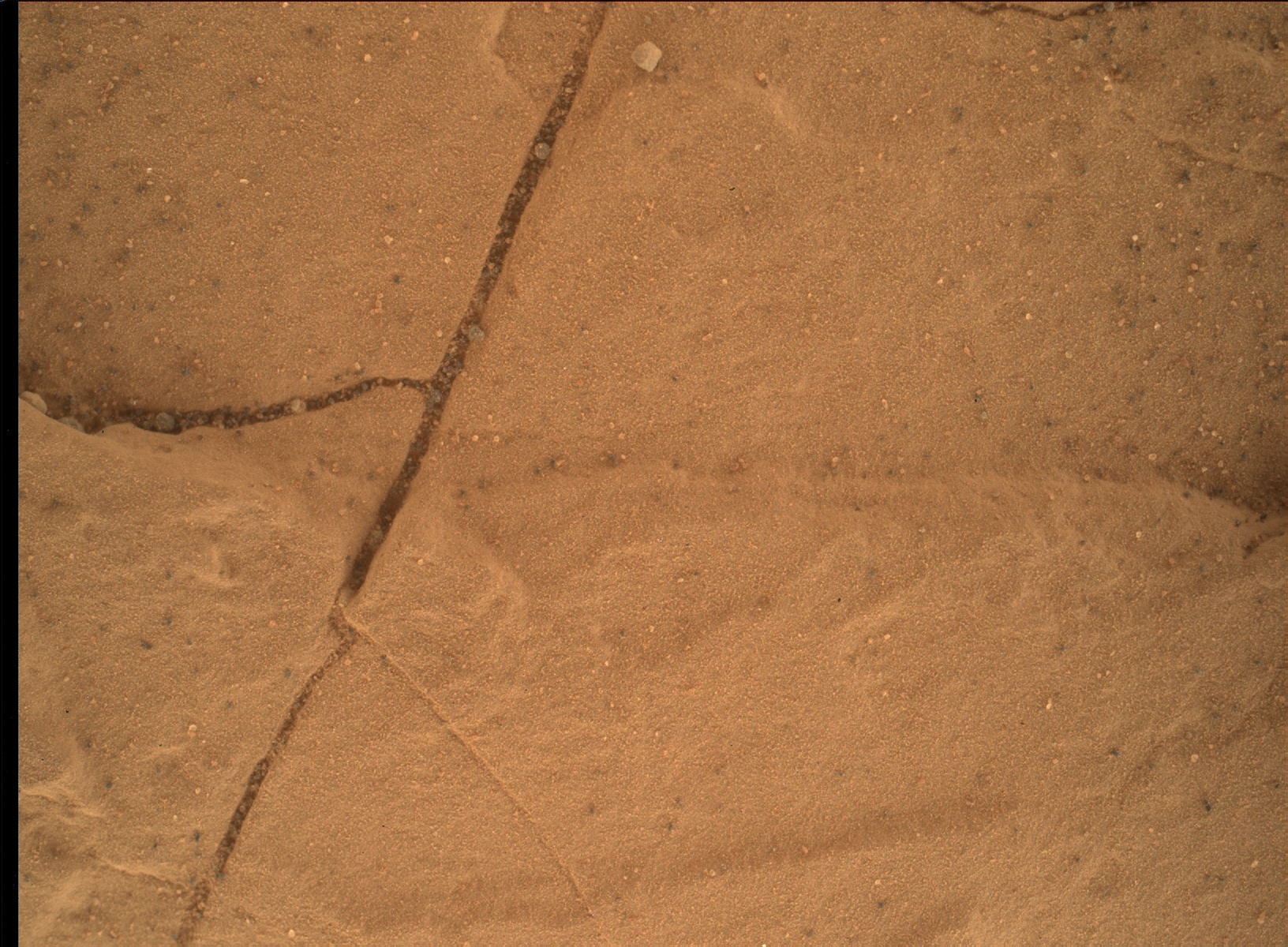 Nasa's Mars rover Curiosity acquired this image using its Mars Hand Lens Imager (MAHLI) on Sol 1719