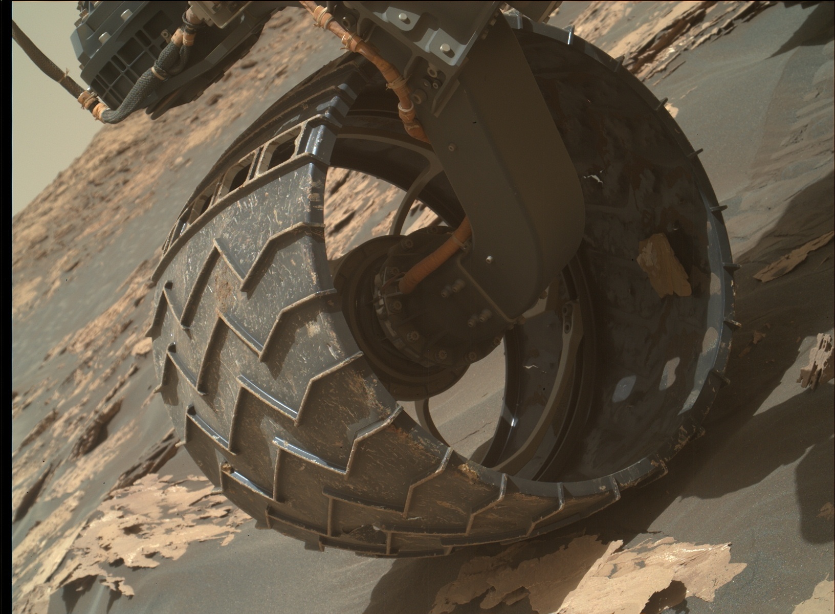 Nasa's Mars rover Curiosity acquired this image using its Mars Hand Lens Imager (MAHLI) on Sol 1730