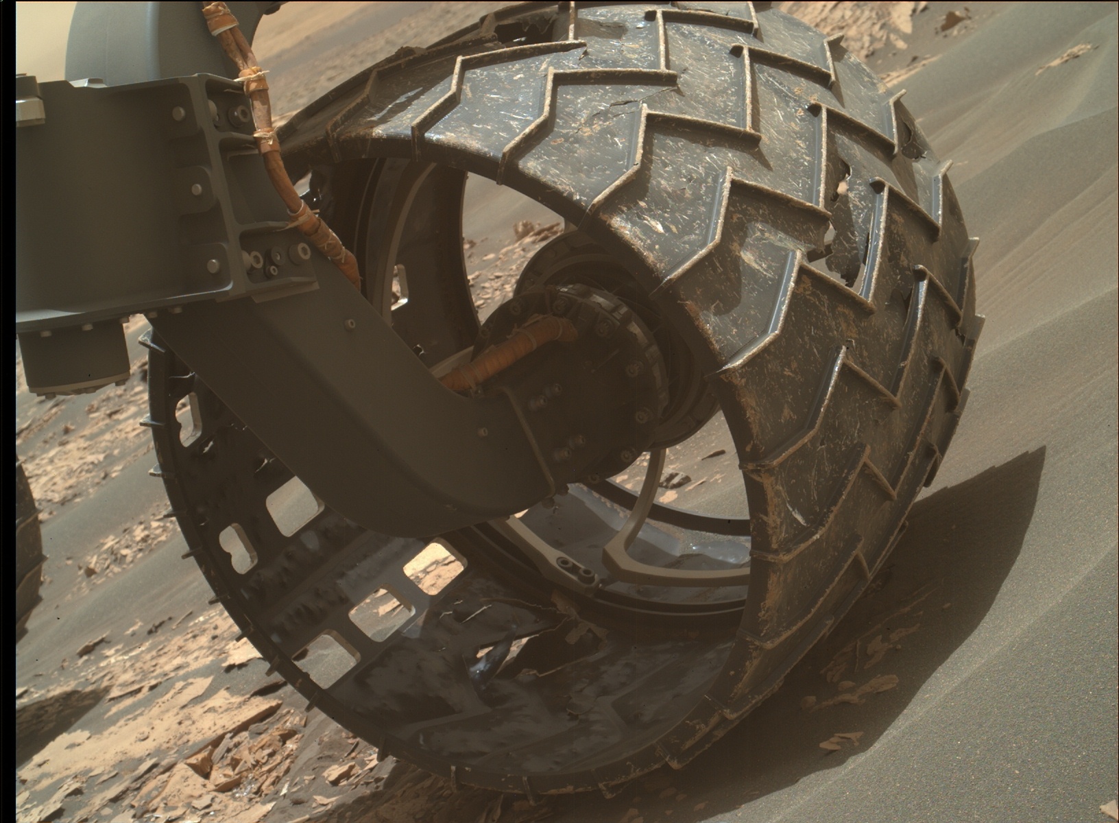 Nasa's Mars rover Curiosity acquired this image using its Mars Hand Lens Imager (MAHLI) on Sol 1730