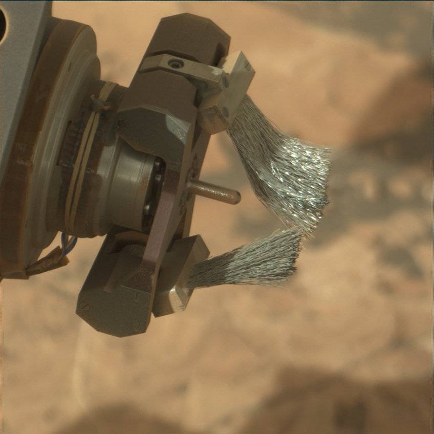 Nasa's Mars rover Curiosity acquired this image using its Mast Camera (Mastcam) on Sol 1744