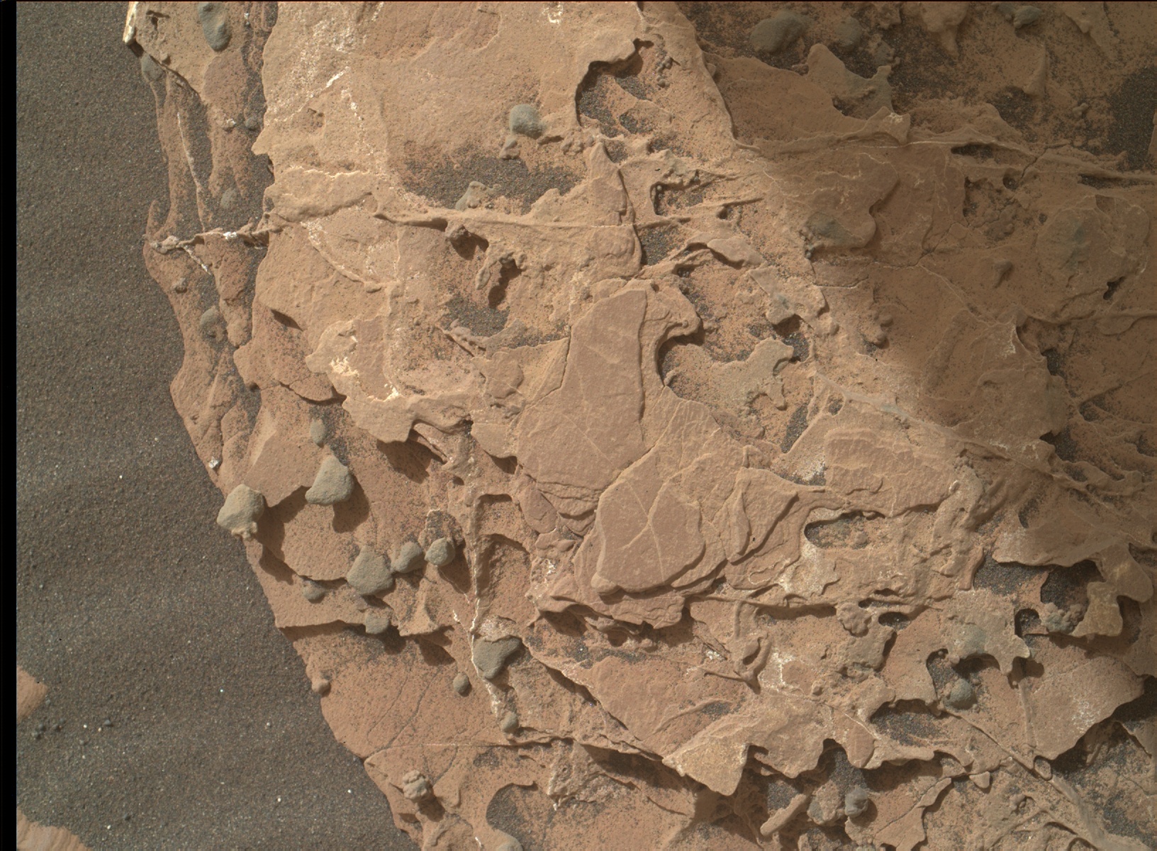Nasa's Mars rover Curiosity acquired this image using its Mars Hand Lens Imager (MAHLI) on Sol 1744