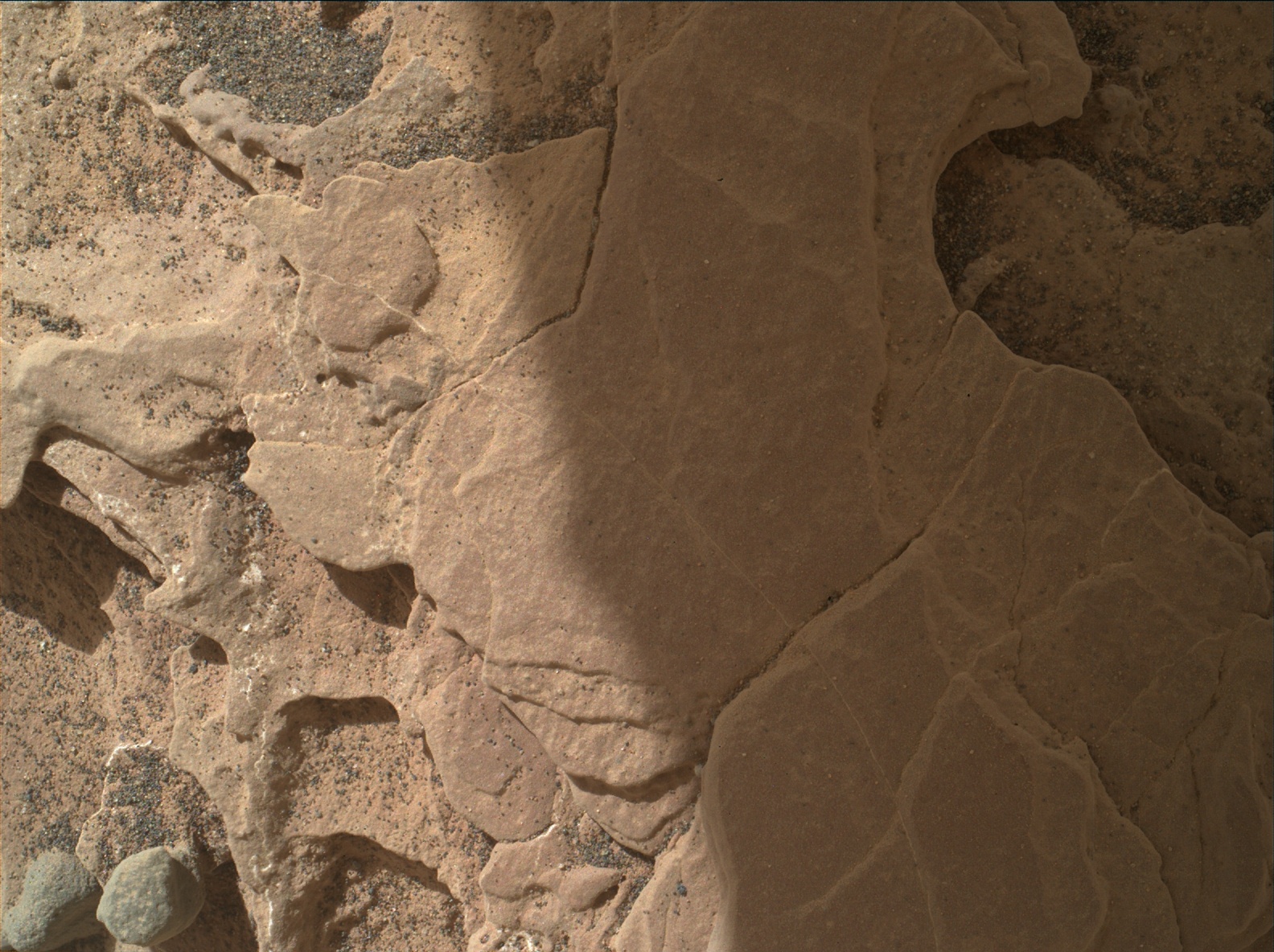 Nasa's Mars rover Curiosity acquired this image using its Mars Hand Lens Imager (MAHLI) on Sol 1745