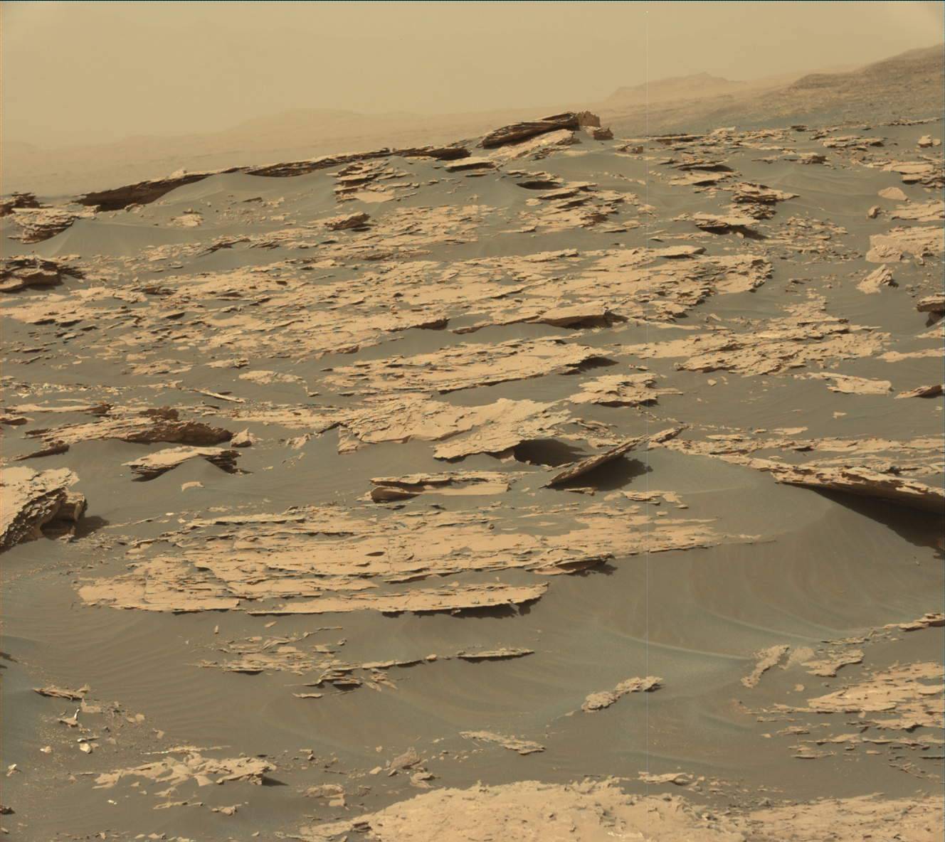 Nasa's Mars rover Curiosity acquired this image using its Mast Camera (Mastcam) on Sol 1747