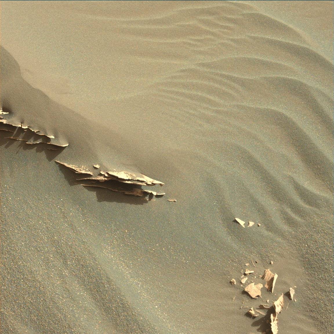 Nasa's Mars rover Curiosity acquired this image using its Mast Camera (Mastcam) on Sol 1753