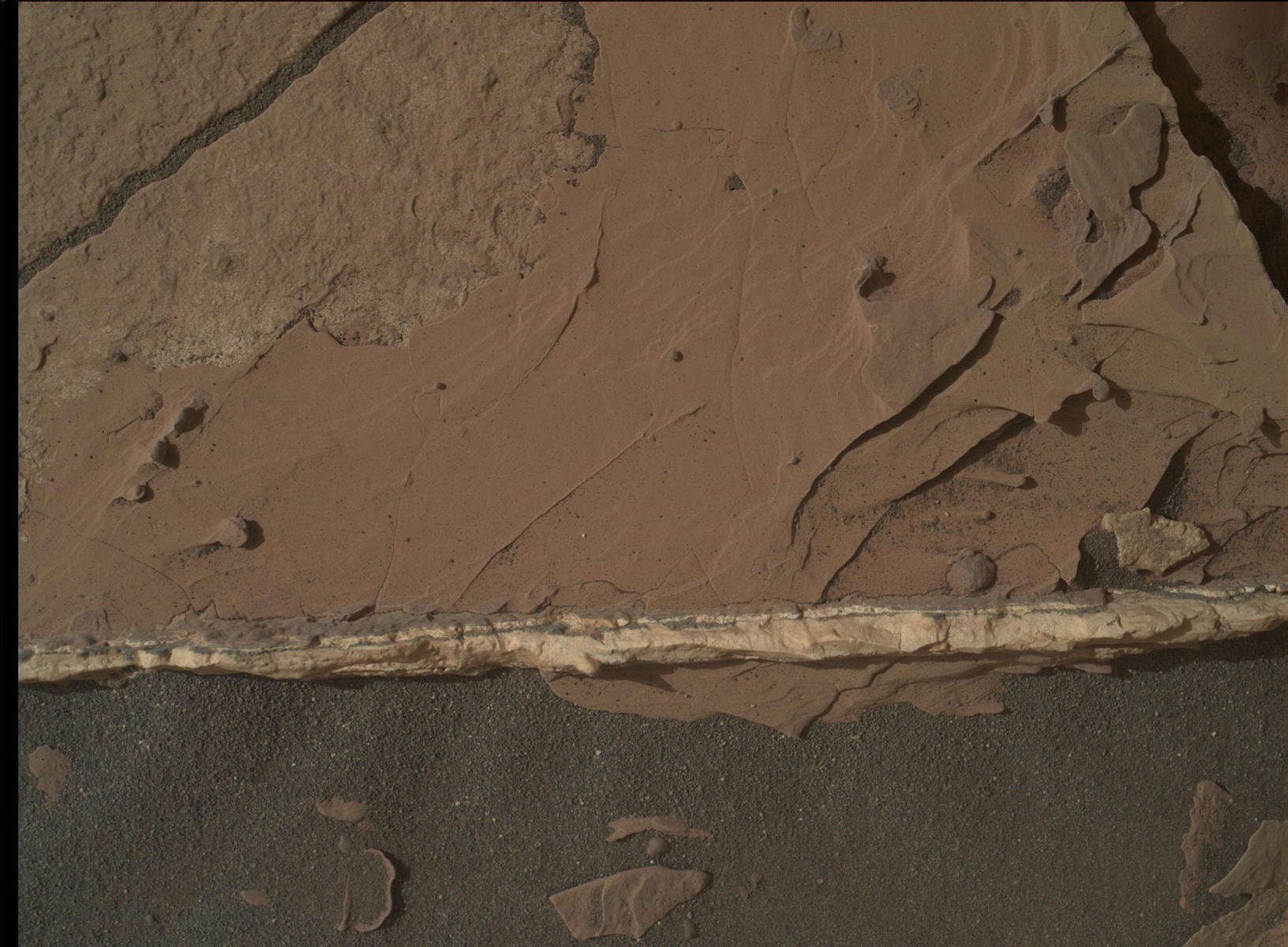 Nasa's Mars rover Curiosity acquired this image using its Mars Hand Lens Imager (MAHLI) on Sol 1783