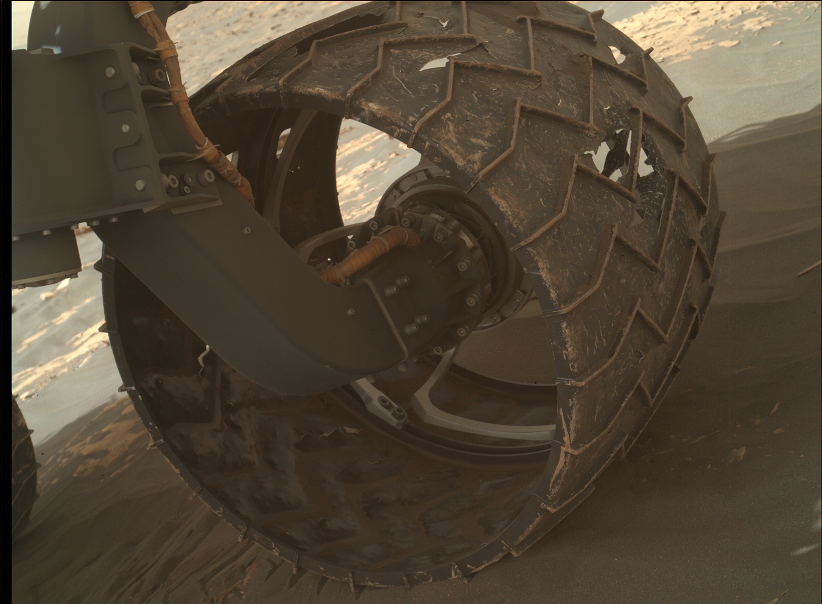 Nasa's Mars rover Curiosity acquired this image using its Mars Hand Lens Imager (MAHLI) on Sol 1798