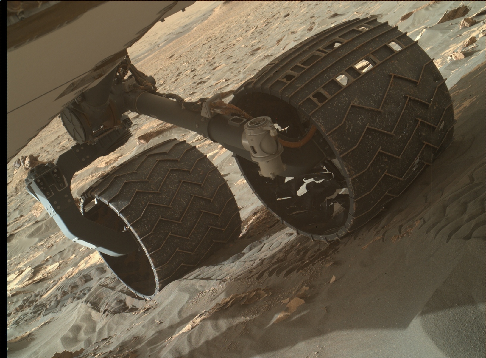 Nasa's Mars rover Curiosity acquired this image using its Mars Hand Lens Imager (MAHLI) on Sol 1798