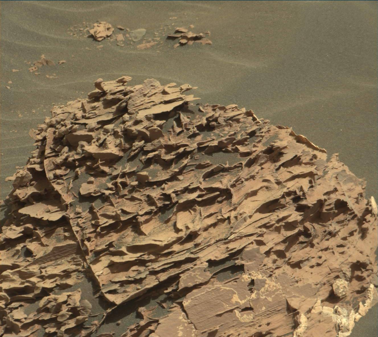 Nasa's Mars rover Curiosity acquired this image using its Mast Camera (Mastcam) on Sol 1800