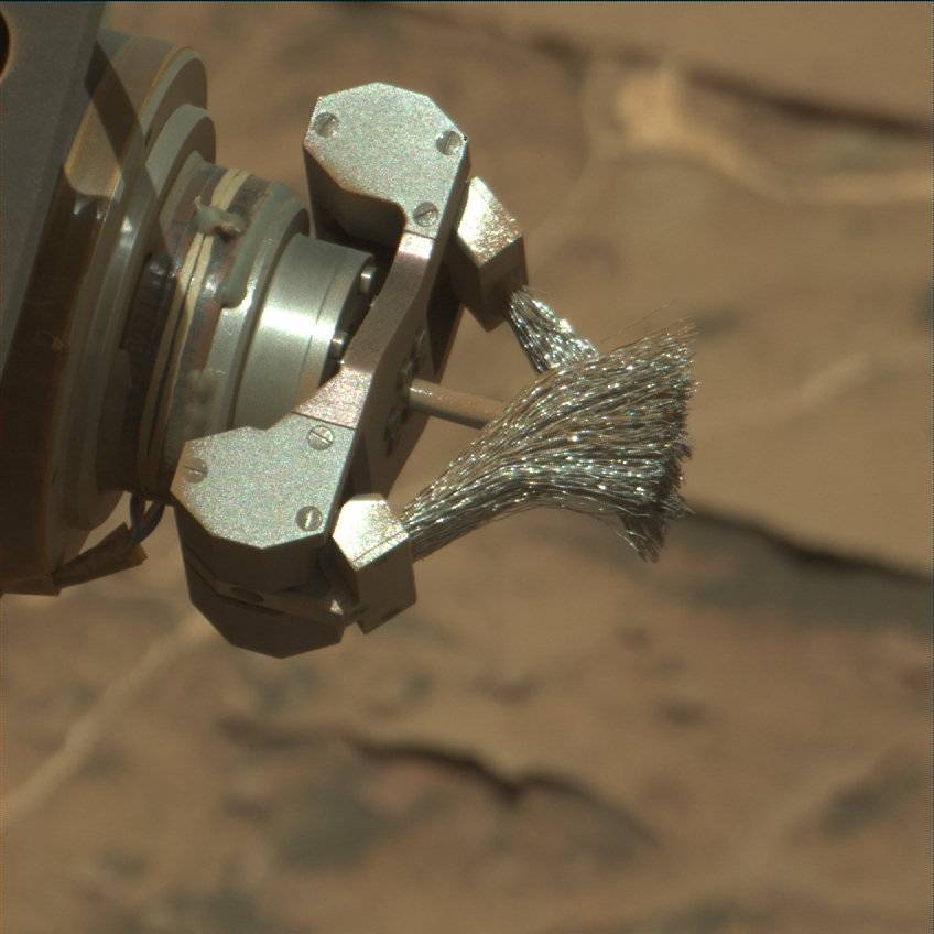 Nasa's Mars rover Curiosity acquired this image using its Mast Camera (Mastcam) on Sol 1806